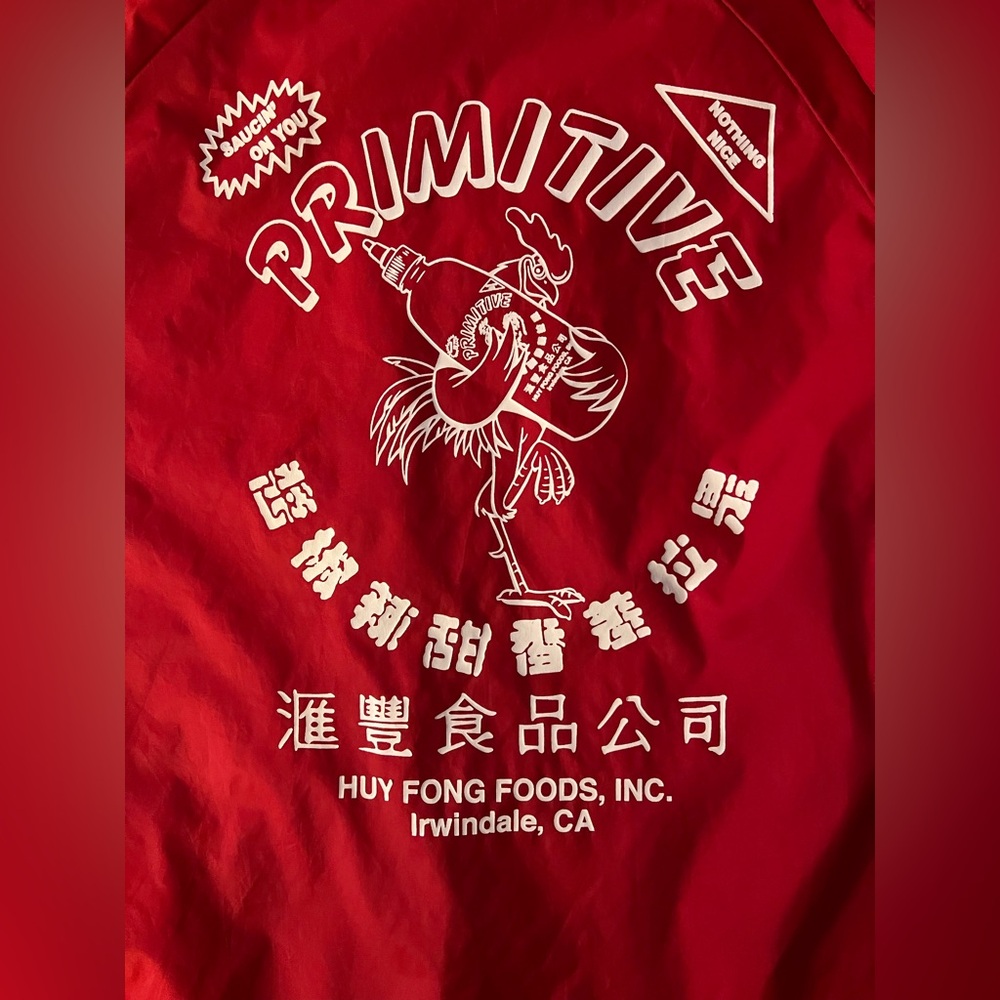 Primitive Red Rain Jacket - Picture 2 of 3